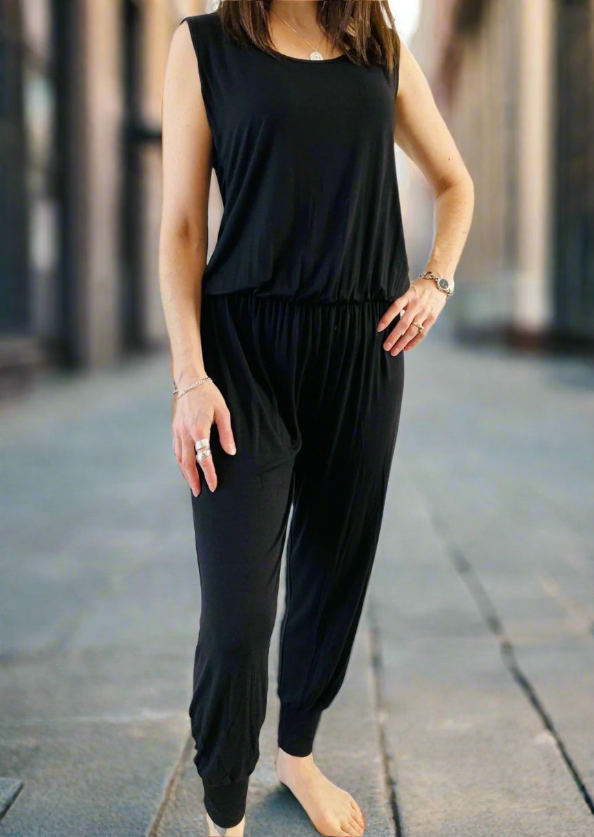 Basic jersey jumpsuit online