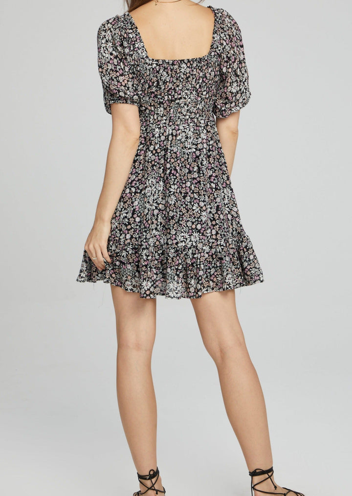 AZZA FLORAL MINI DRESS