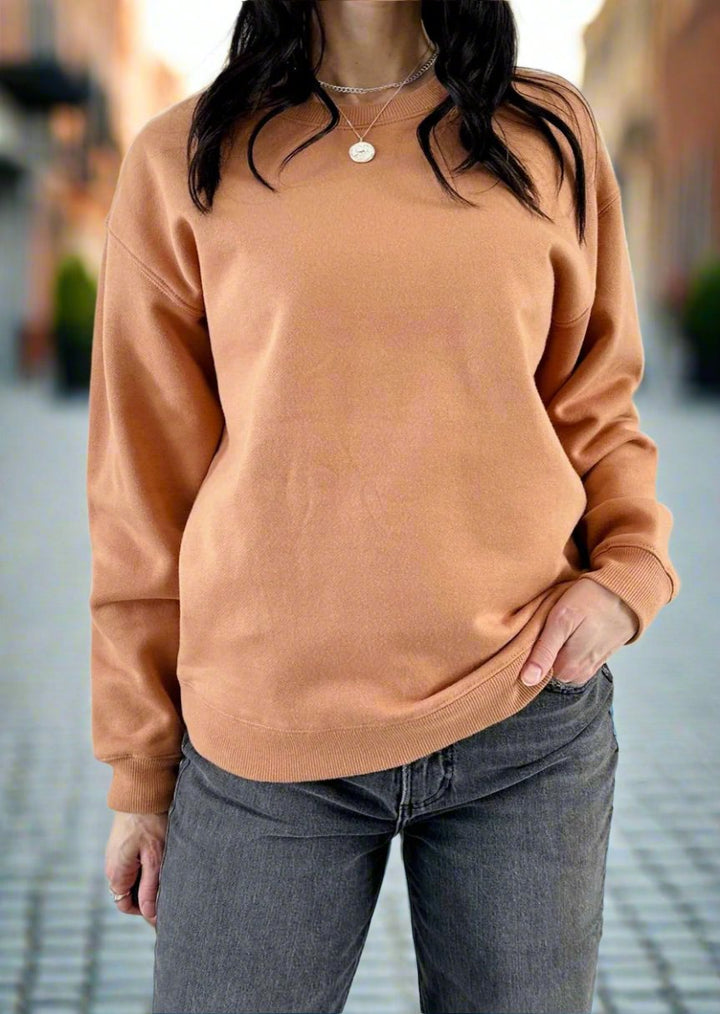 Belmont Heather Camel Sweatshirt