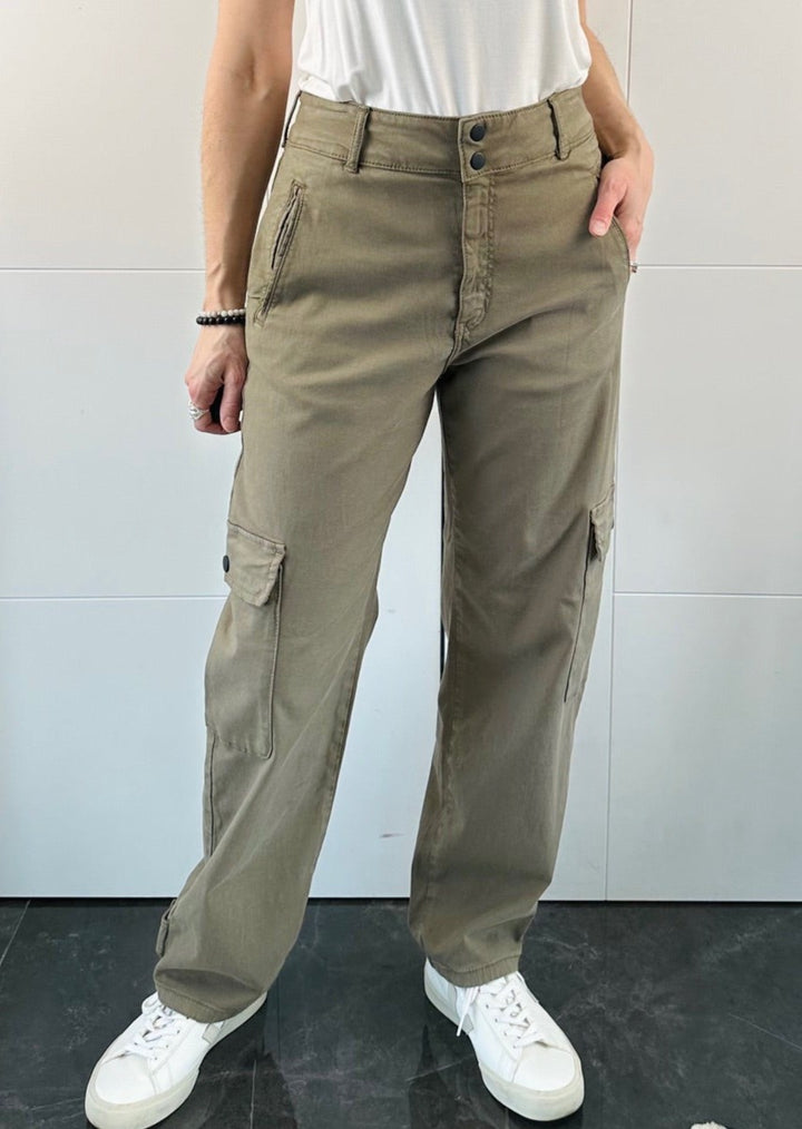 ELSIE LUXE TWILL CARGO PANT 