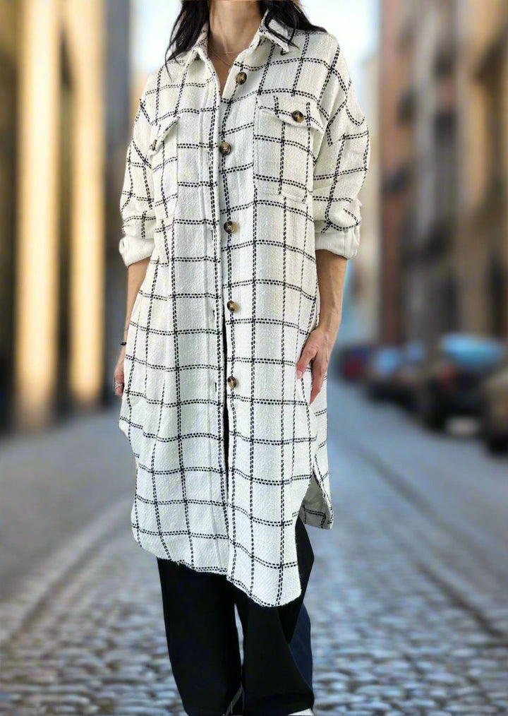 EXTRA LONG SHIRT JACKET