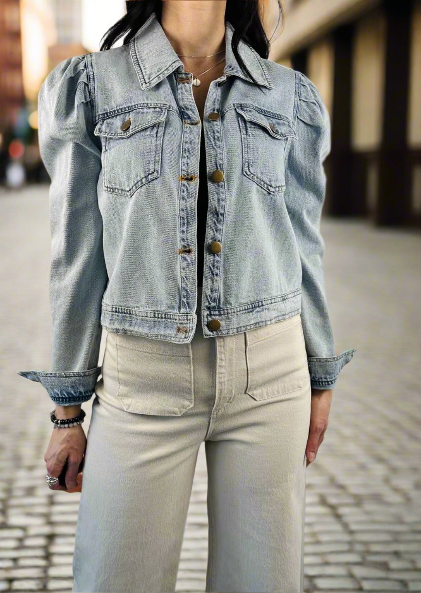 FLARE DENIM JACKET