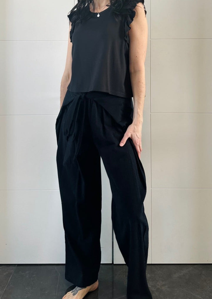 FLORIDA BLACK WRAP PANT