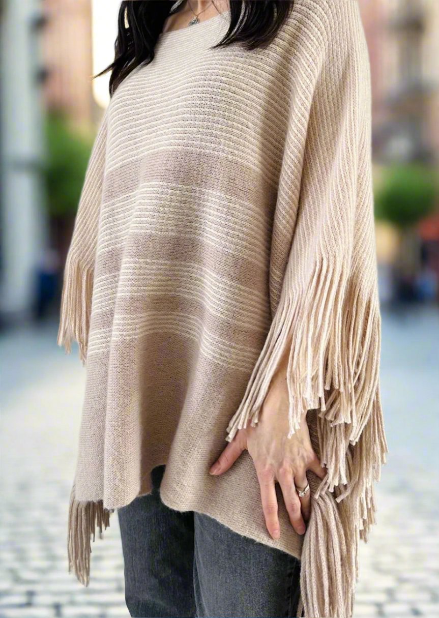 Fringe Pullover Shawl