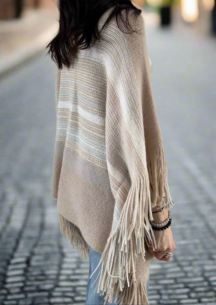 Fringe Pullover Shawl