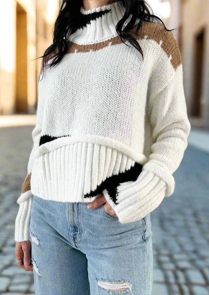 Frosty Mix Knit Sweater3