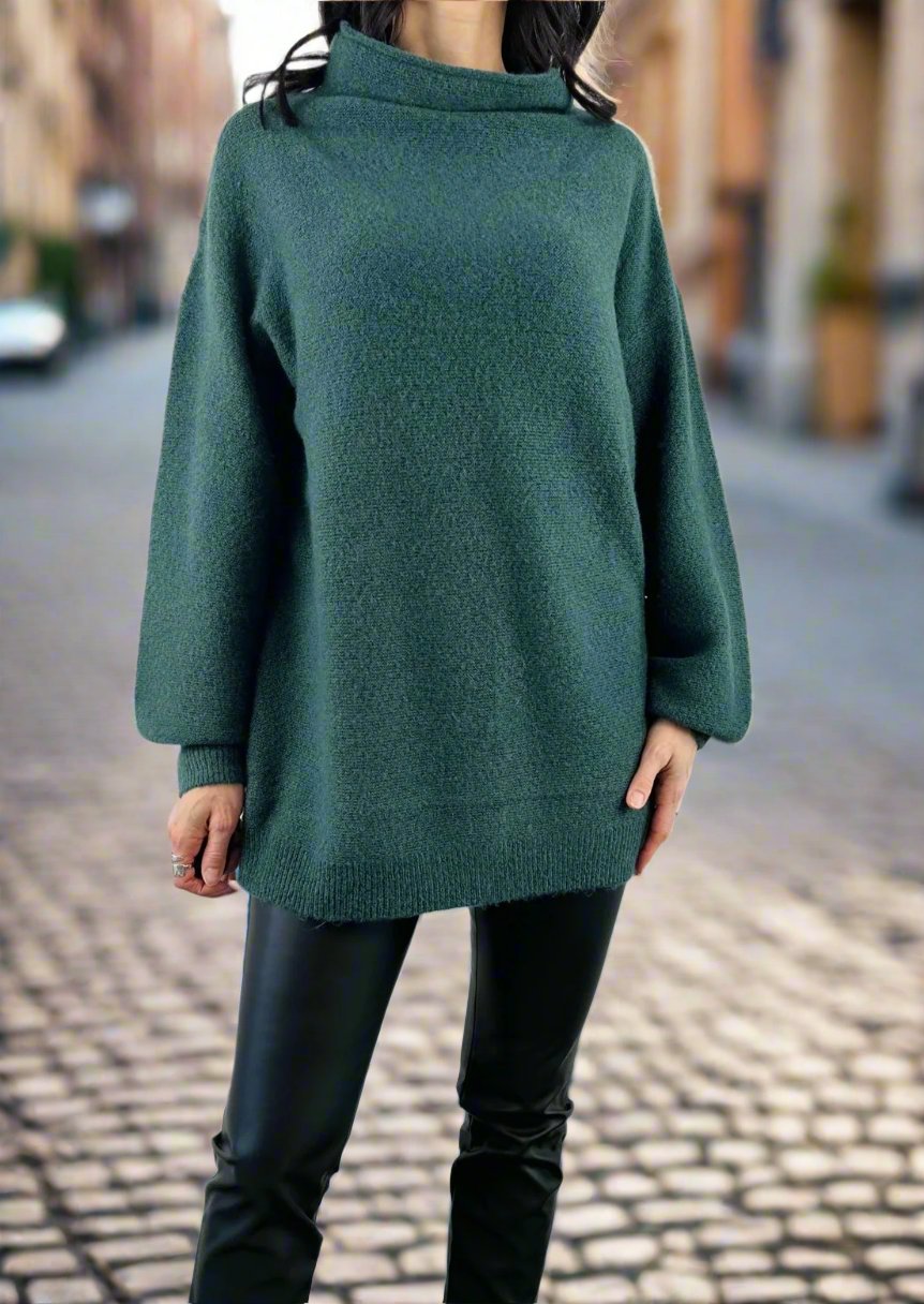 HEATHER SPRUCE SWEATER