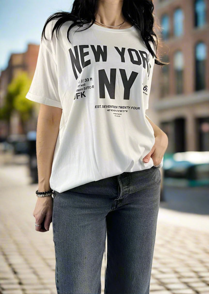 WELCOME TO NEW YORK OVERSIZED TEE