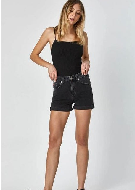 ELLA DARK SMOKE 80S DENIM SHORT