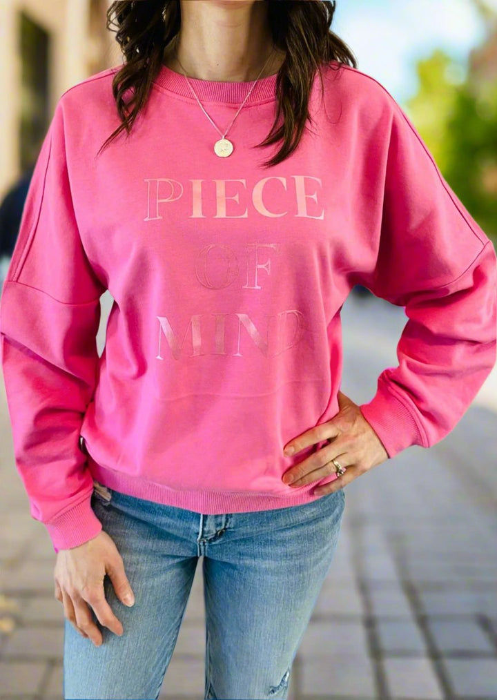 PIECE OF MIND PINK SWEATER