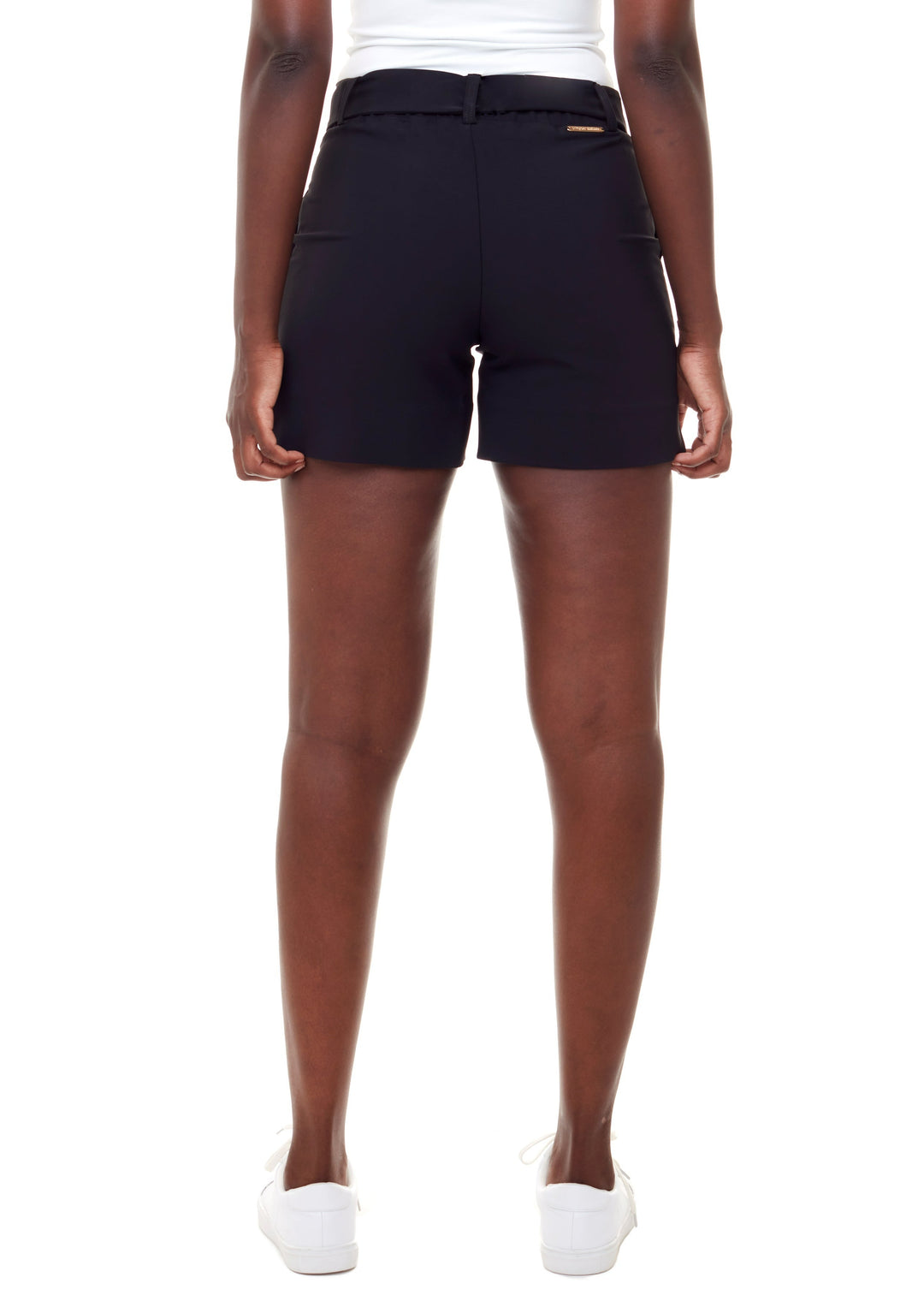 VICTORIA VEGAN SILK BLACK SHORT