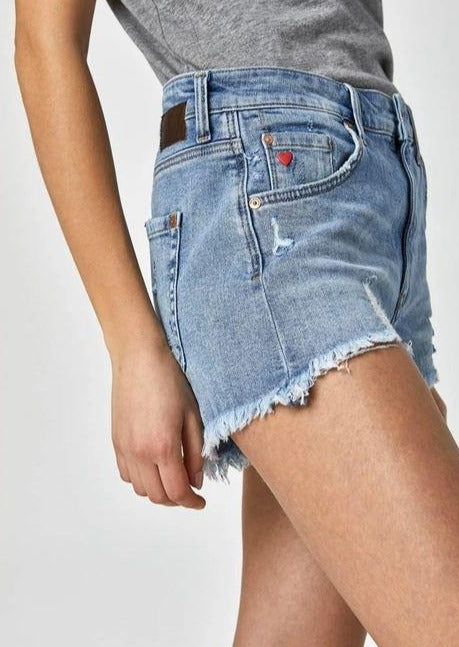 ROSIE MID RETRO 80S DENIM SHORT